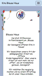 Mobile Screenshot of kita-blaues-haus.de